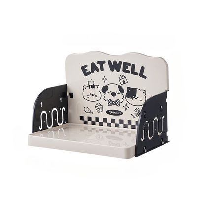 Qinhul Table d'alimentation surélevée pour chat