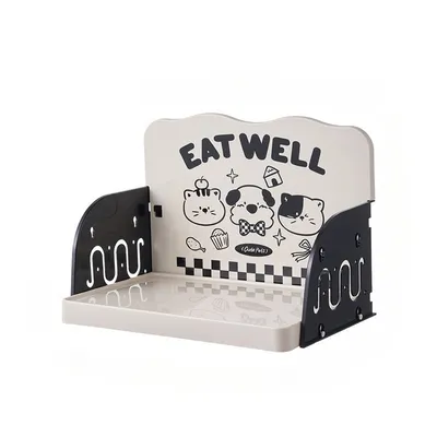 Qinhul Table d'alimentation surélevée pour chat