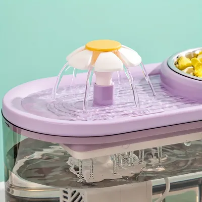 Fontaine à eau et gamelle pour chat