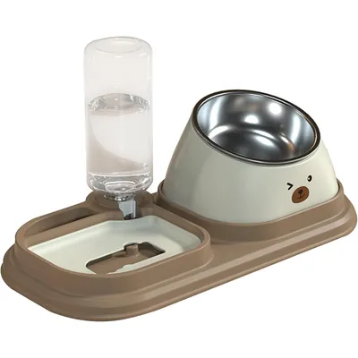 KPYTE Gamelle 3 en 1 pour chat et chien