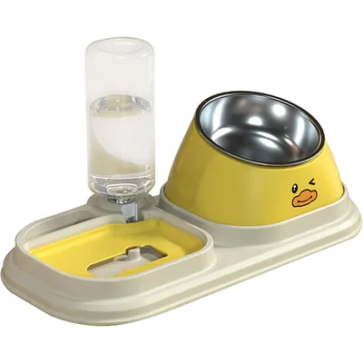 KPYTE Gamelle 3 en 1 pour chat et chien