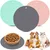Tapis d'alimentation en silicone pour animaux de compagnie