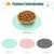 Tapis d'alimentation en silicone pour animaux de compagnie