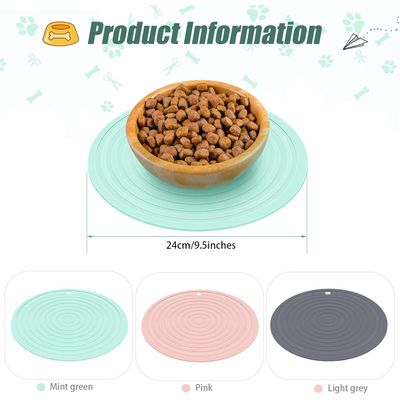 Tapis d'alimentation en silicone pour animaux de compagnie