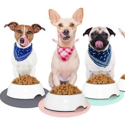UAMLY Alfombrilla de silicona para alimentar mascotas