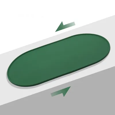 Tapis de nourriture pour chat avec bords surélevés