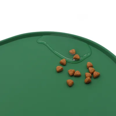 Tapis de nourriture pour chat avec bords surélevés