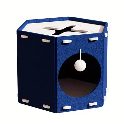 KPYTE Arbre à chat et lit pour chat en feutre