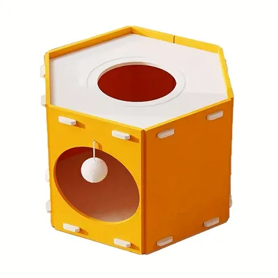 KPYTE Arbre à chat et lit pour chat en feutre