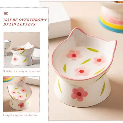 Gamelles surélevées en céramique pour animaux de compagnie