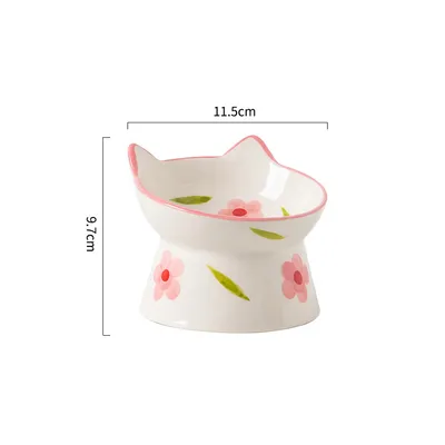 Gamelles surélevées en céramique pour animaux de compagnie