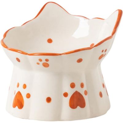KPYTE Gamelle surélevée en céramique pour chat