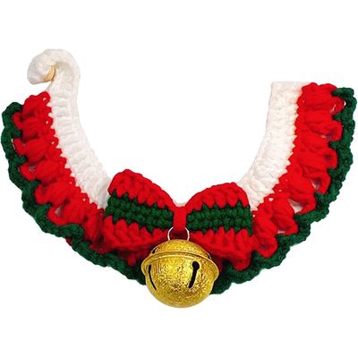 Qinhul Collier de chat de Noël