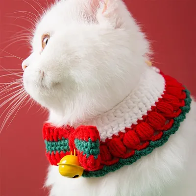 Qinhul Collier de chat de Noël