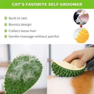 KPYTE Brosse de massage pour chat