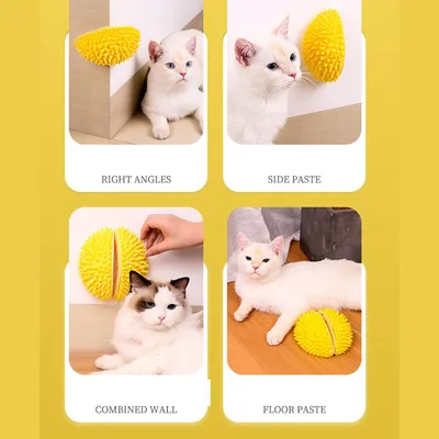 KPYTE Brosse de massage pour chat