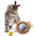 Sphère en silicone avec queue pour chats