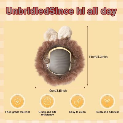 Sphère en silicone avec queue pour chats