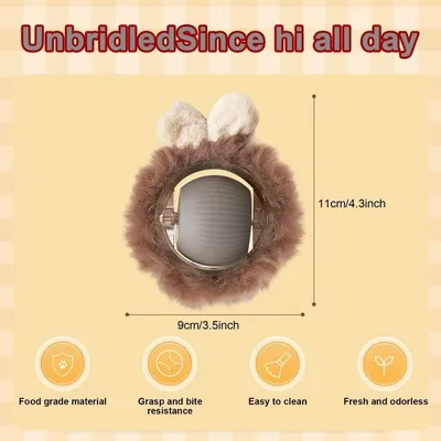 UAMLY Sphère en silicone avec queue pour chats