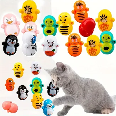 UAMLY Juguete para gatos tipo vaso, estilos aleatorios