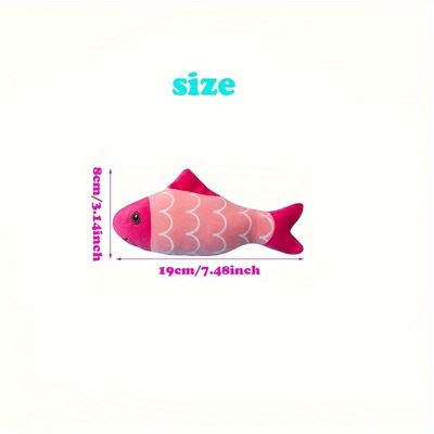 UAMLY Juguetes de hierba gatera para gatos, juguete con forma de pez