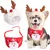 KPYTE Niedliche Weihnachtskostüme für Katzen und Hunde KPYTE Niedliche Weihnachtskostüme für Katzen und Hunde
