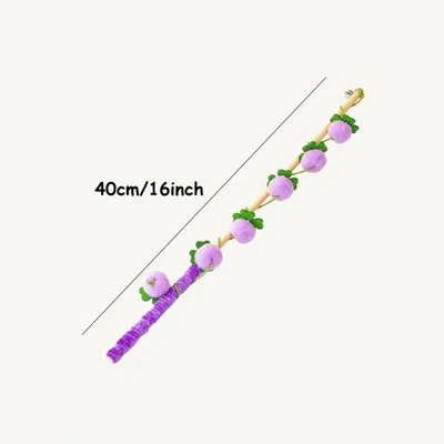 Reitlaze Jouet baguette pour chat avec clochette