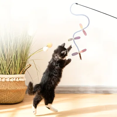 Jouet pour chat - Forme de mouche en tuyau