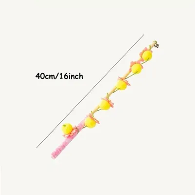 Jouet baguette pour chat avec clochette