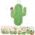 Qinhul Tapis à gratter pour chat en forme de cactus