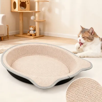 Qinhul Planche à gratter en papier pour chat, jouet pour chat