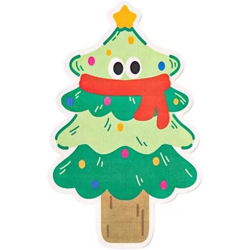 Qinhul Arbre de Noël mural avec griffoir pour chat