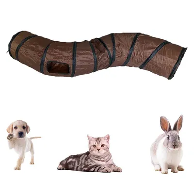 Tunnel interactif pour chats d'intérieur