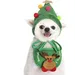 KPYTE Hunde-Weihnachtsschal und -Mütze