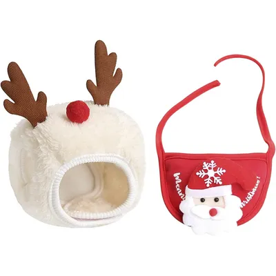 KPYTE Niedliche Weihnachtskostüme für Katzen und Hunde KPYTE Niedliche Weihnachtskostüme für Katzen und Hunde
