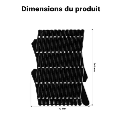 Fudajo Grille d’aération Noire de Voiture pour Chien 177 x 240 mm 19 kg Gri Fudajo Grille d’aération Noire de Voiture pour Chien 177 x 240 mm 19 kg Gri