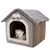 Reitlaze Niche pour chien, type maison, chaleureuse(Style 2)