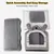 Reitlaze Niche pour chien, type maison, chaleureuse(Style 1) Reitlaze Niche pour chien, type maison, chaleureuse(Style 1)