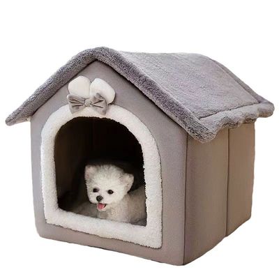 Reitlaze Niche pour chien, type maison, chaleureuse(Style 2)
