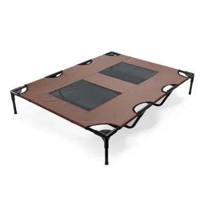 Wiltec Transat pour chiens et chats – couleur Marron – XL / 122 x 93 x 20 c Wiltec Transat pour chiens et chats – couleur Marron – XL / 122 x 93 x 20 c