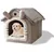 Reitlaze Niche pour chien, type maison, chaleureuse(Style 1)