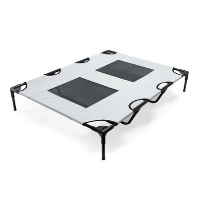 Wiltec Transat pour chiens et chats – couleur Grise – XL / 122 x 93 x 20 cm