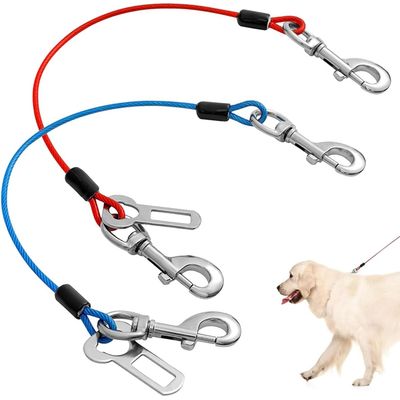Reitlaze Câble d'attache pour Chiens, Longe Attache Chien Voiture