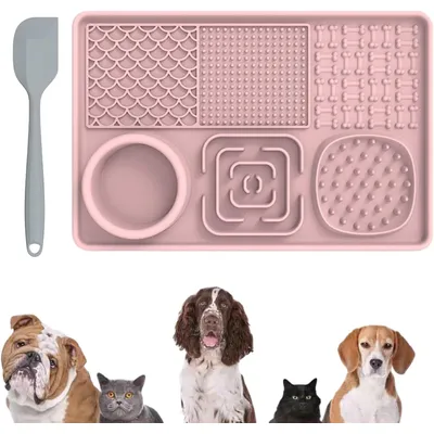 Tapis de léchage lent à succion pour chien