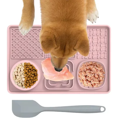 Tapis de léchage lent à succion pour chien