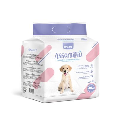 Record - Tapis Absorbants Assorbipiù pour Chiens et Chats