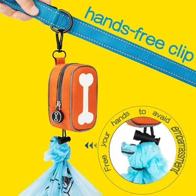 Reitlaze Dispensador de bolsas para excrementos de perro cordón elástico