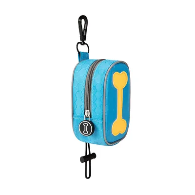 Distributeur de sacs à déjections canines avec cordon élastique Distributeur de sacs à déjections canines avec cordon élastique