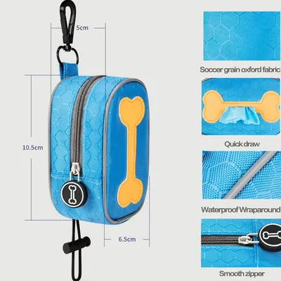 Distributeur de sacs à déjections canines avec cordon élastique