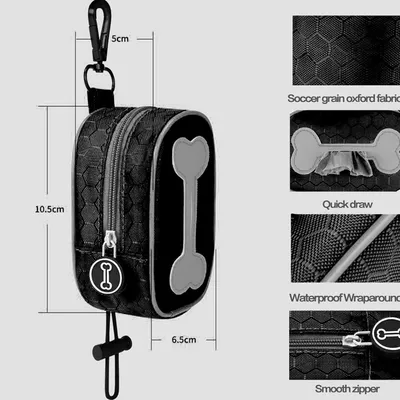 Distributeur de sacs à déjections canines avec cordon élastique